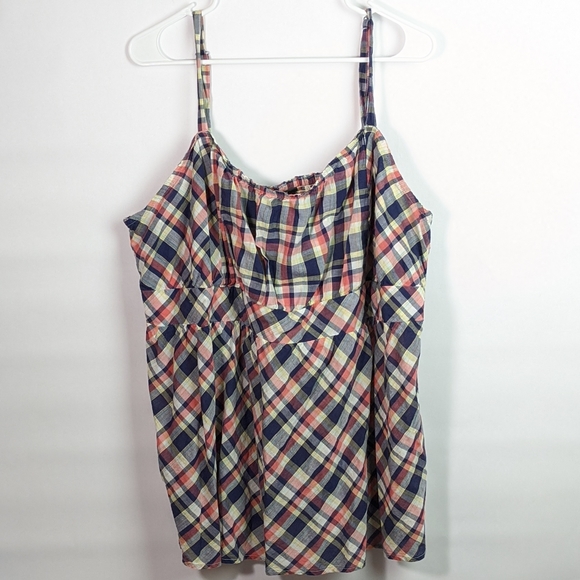 torrid Tops - Torrid plaid spaghetti strap top